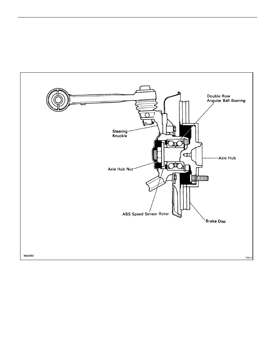 thumbnail image 2 of Dorman/APC Front Wheel Hub & Bearing Set For Lexus SC300 SC400 SC430 GS400 GS430 2 of 5